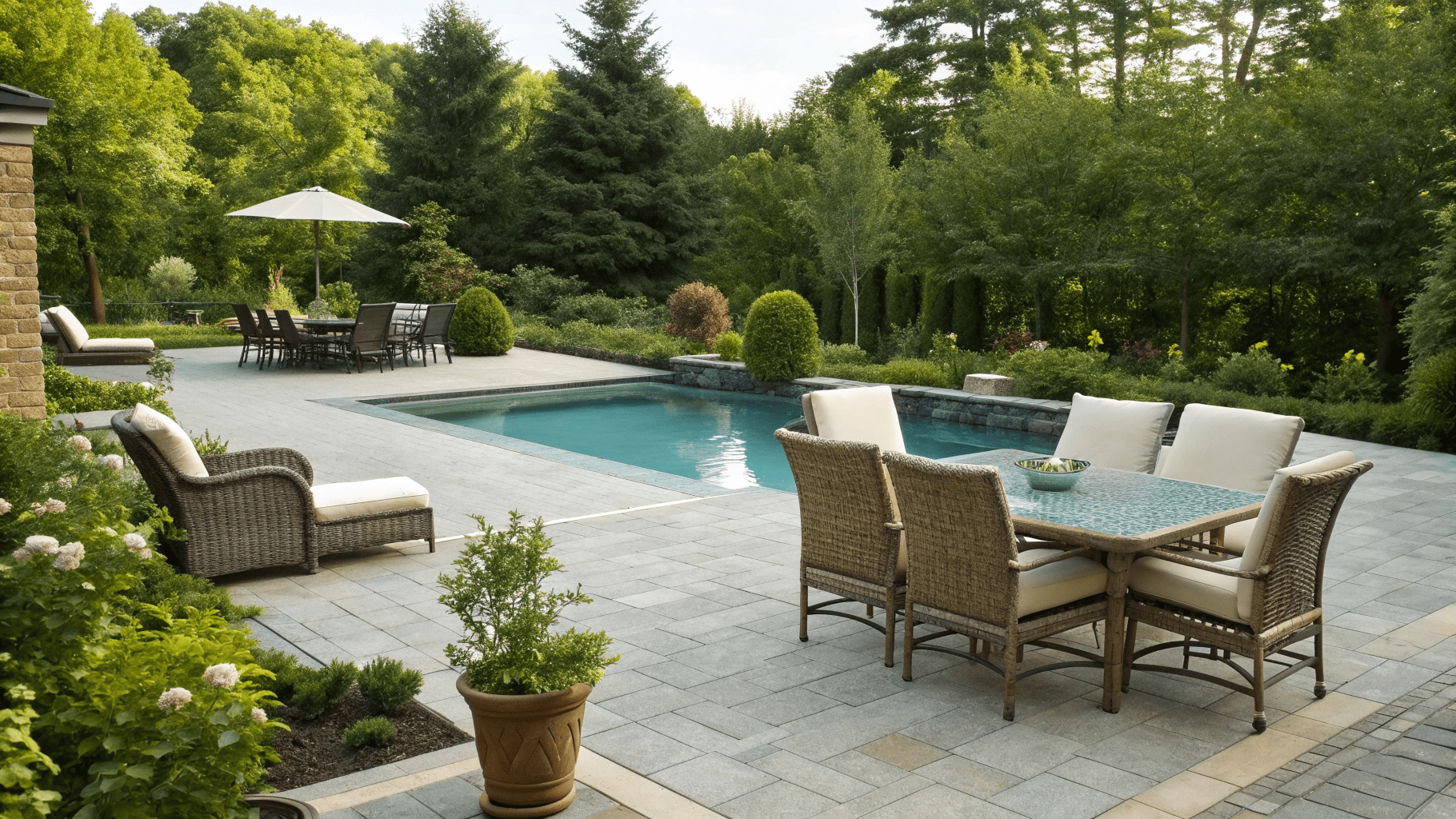 19+ Outdoor Entertaining Area Pool Ideas for the Ultimate Backyard Vibe