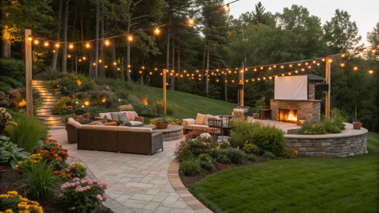 20 creative outdoor entertainment area ideas for