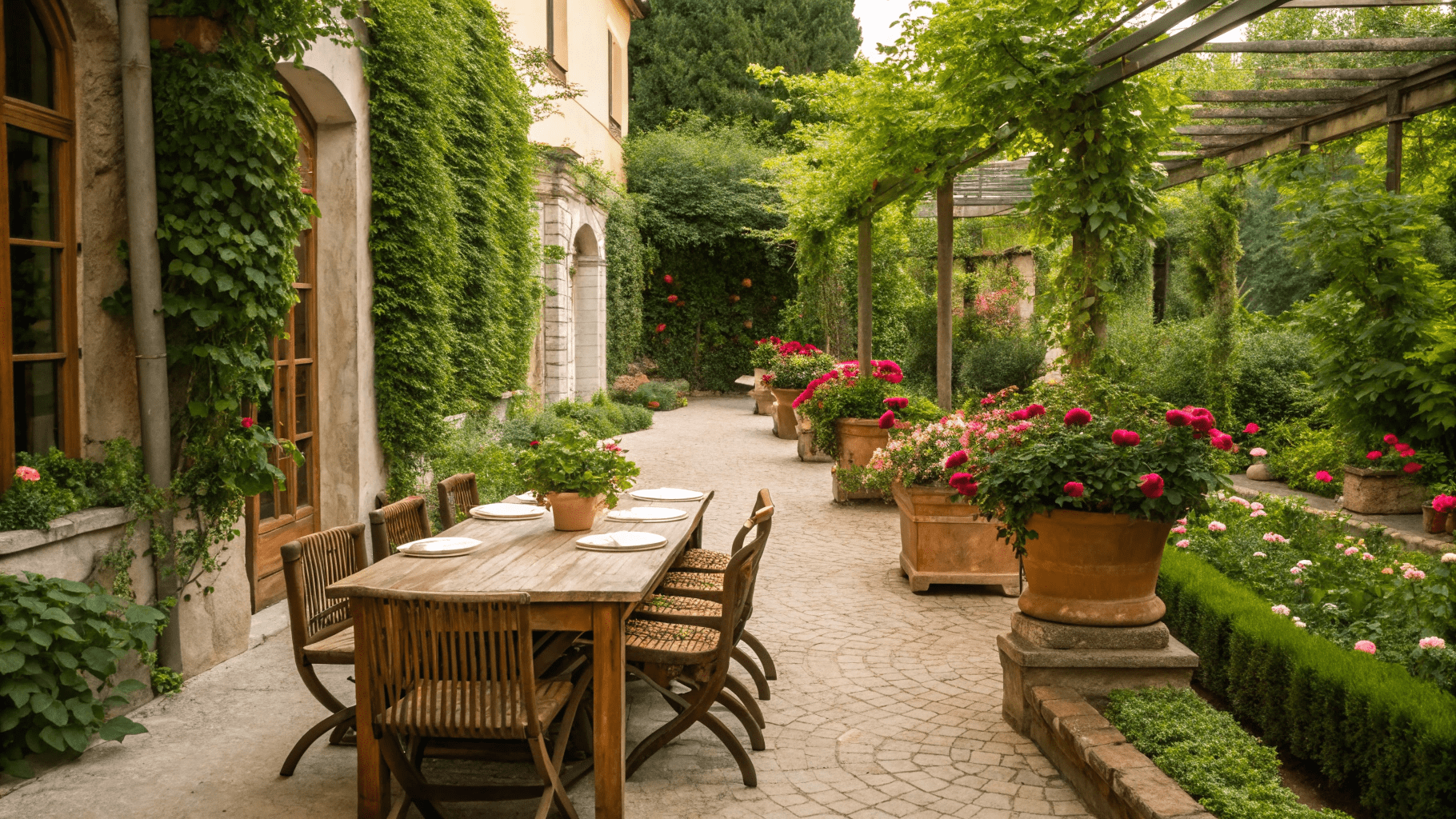 20+ Vintage European Garden Dining Ideas for Effortless Charm