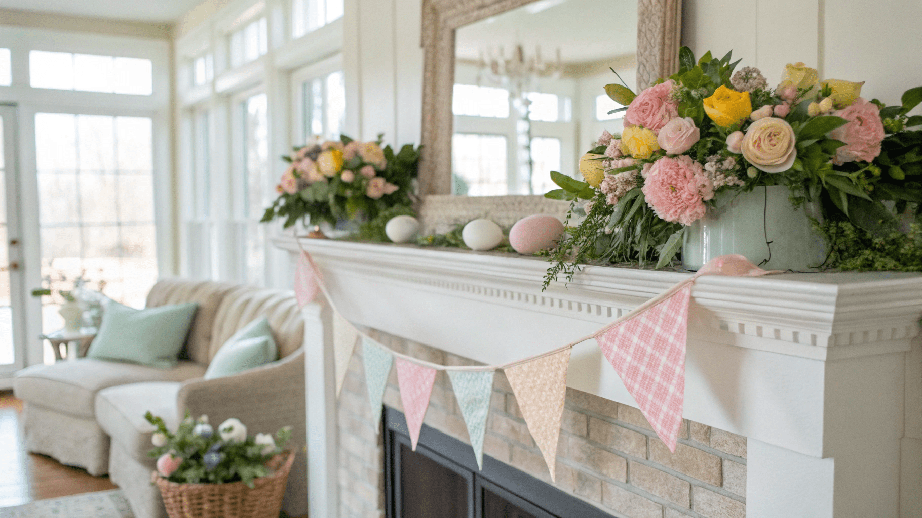 21+ Spring Fireplace Mantel Ideas That Feel Fresh and Bright