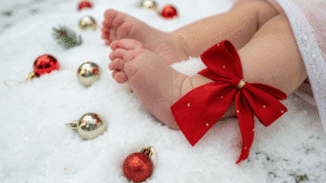 13+ Charming Baby Footprint Christmas Ideas