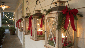 21+ Charming DIY Christmas Lanterns Ideas
