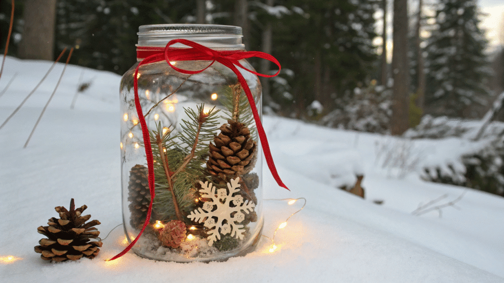 charming mason jar christmas craft
