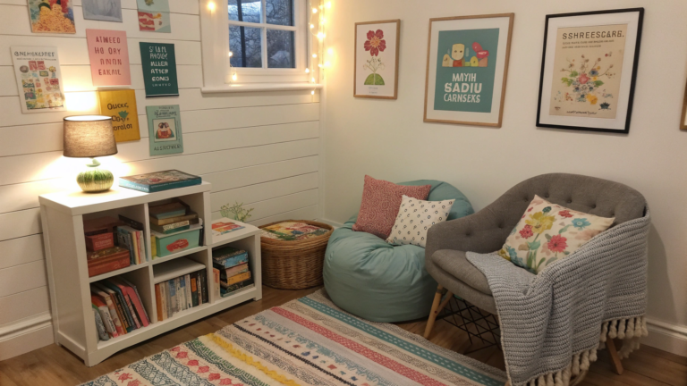 cozy corner decoration for adults and kids