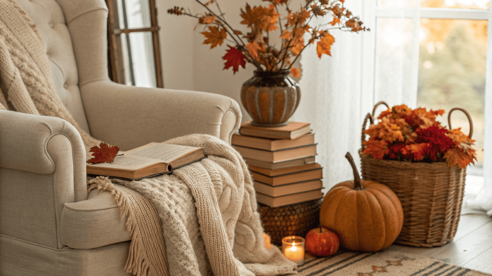 17+ Cozy Fall Corner Decor for Adults’ Bedrooms