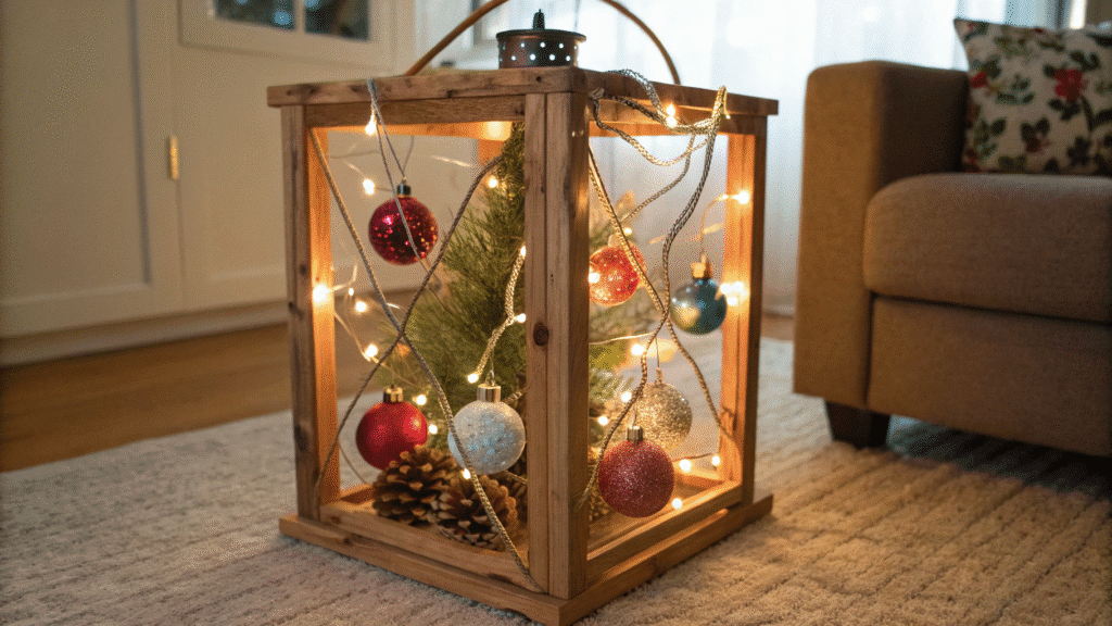 creative diy christmas lantern
