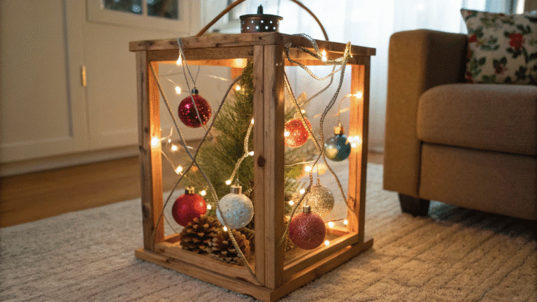 creative diy christmas lantern