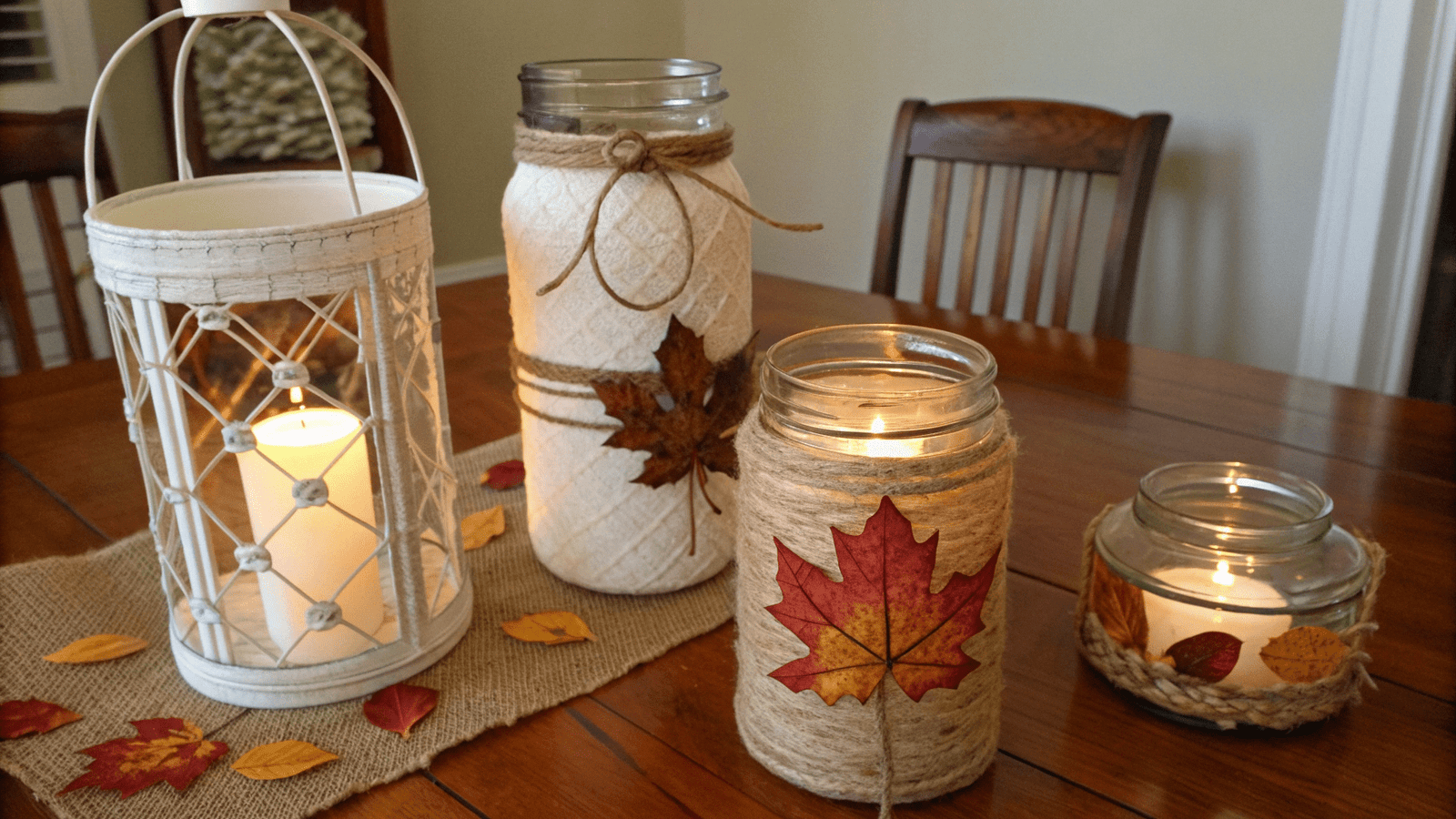 19+ Creative DIY Lanterns and Candle Holders for Fall