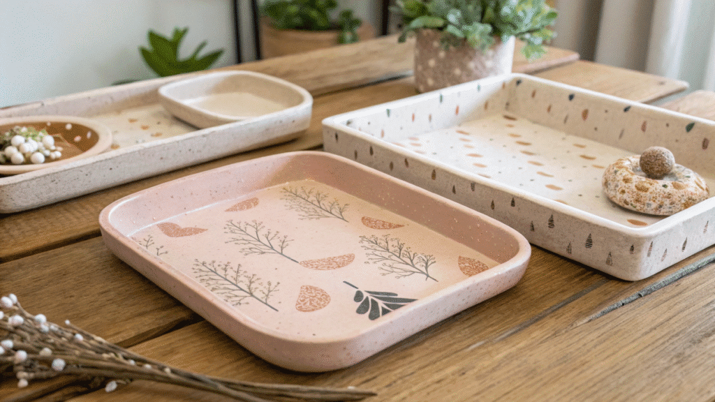 cute clay trays ideas to spruce up your space