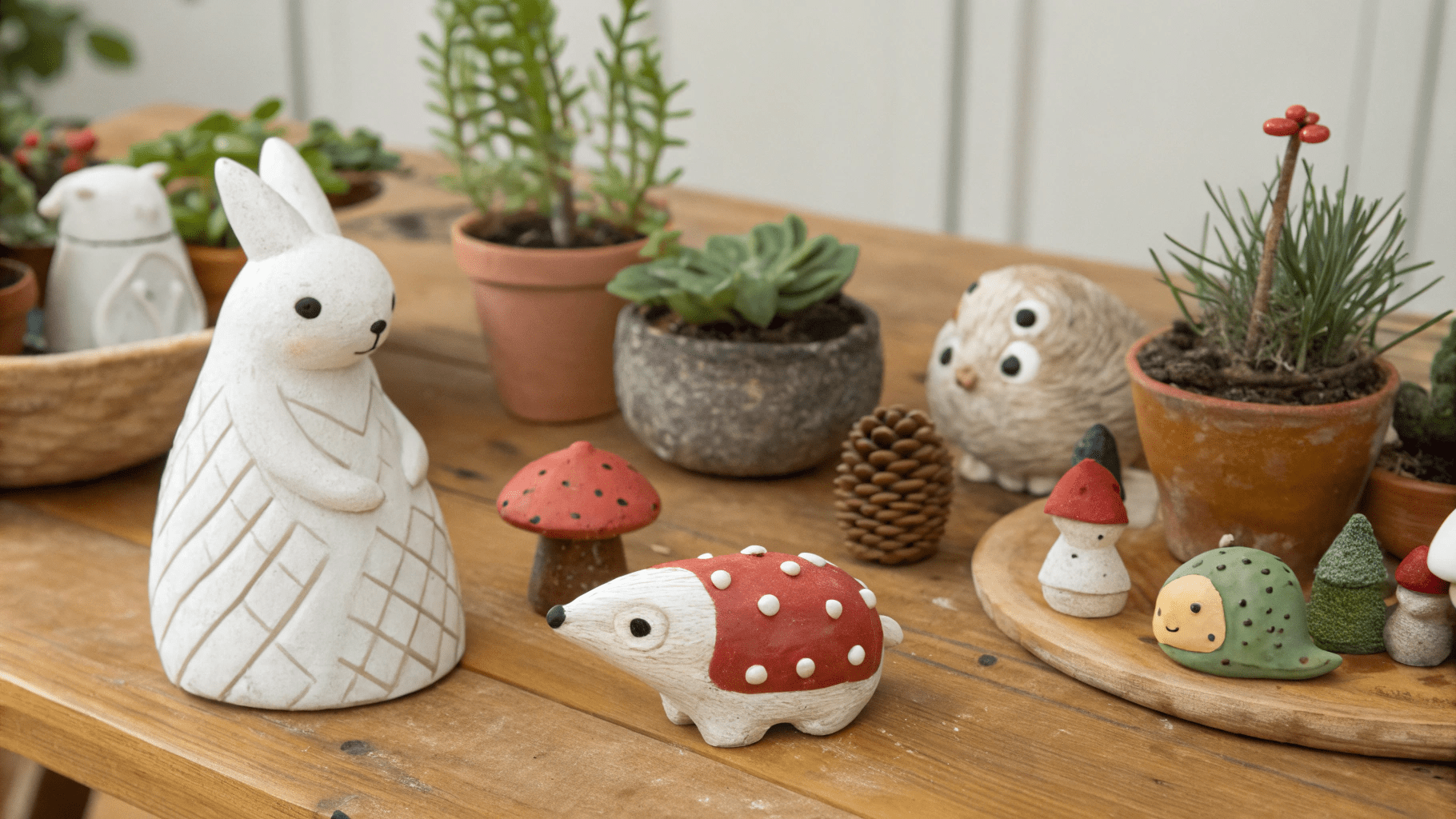 17+ Easy Ideas for Charming Clay Sculptures
