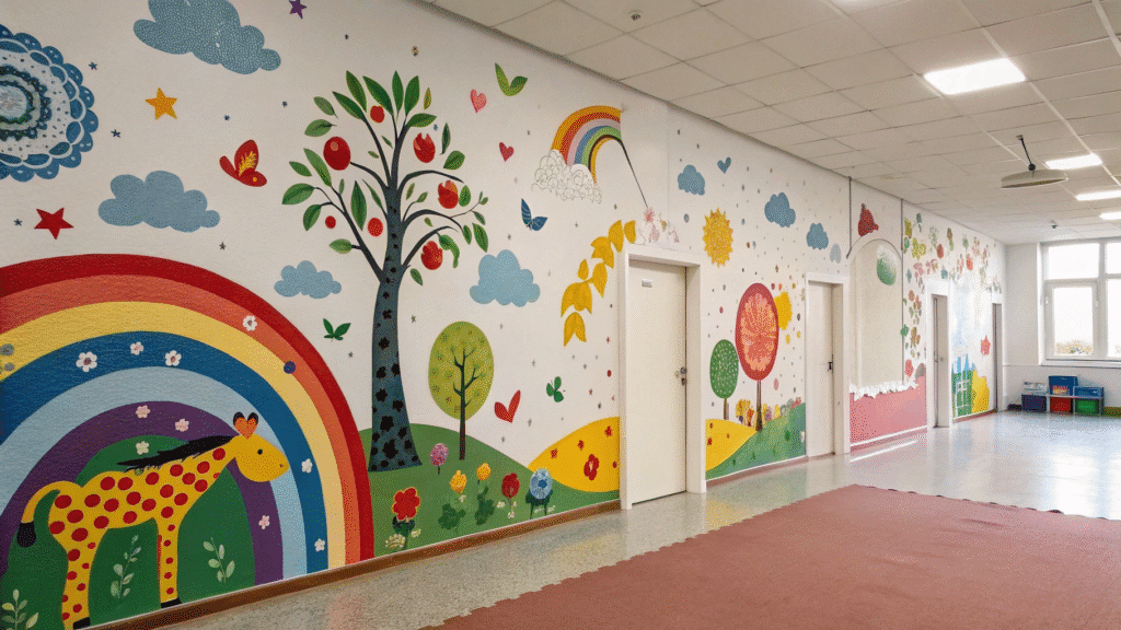 kids room wall art ideas that make a statement