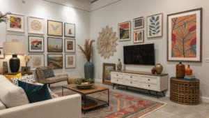 12+ Living Room Art Ideas to Dress Up Your Walls