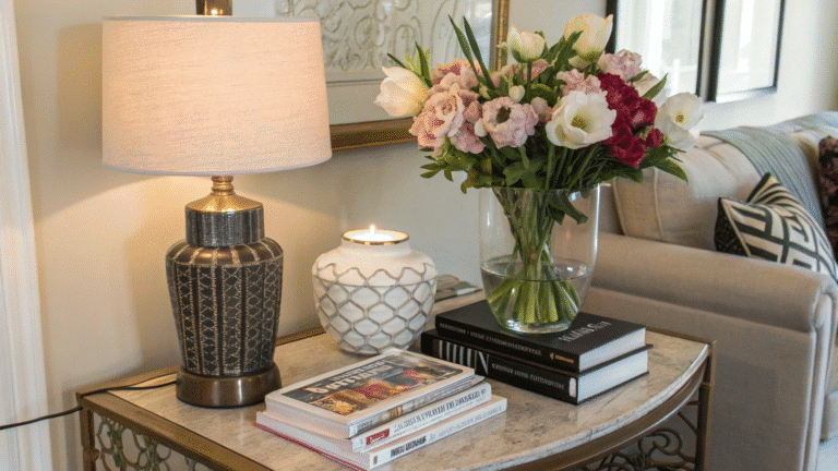 living room end table decor ideas