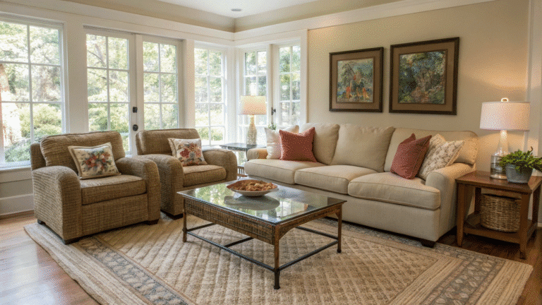 living room furniture arrangement idea