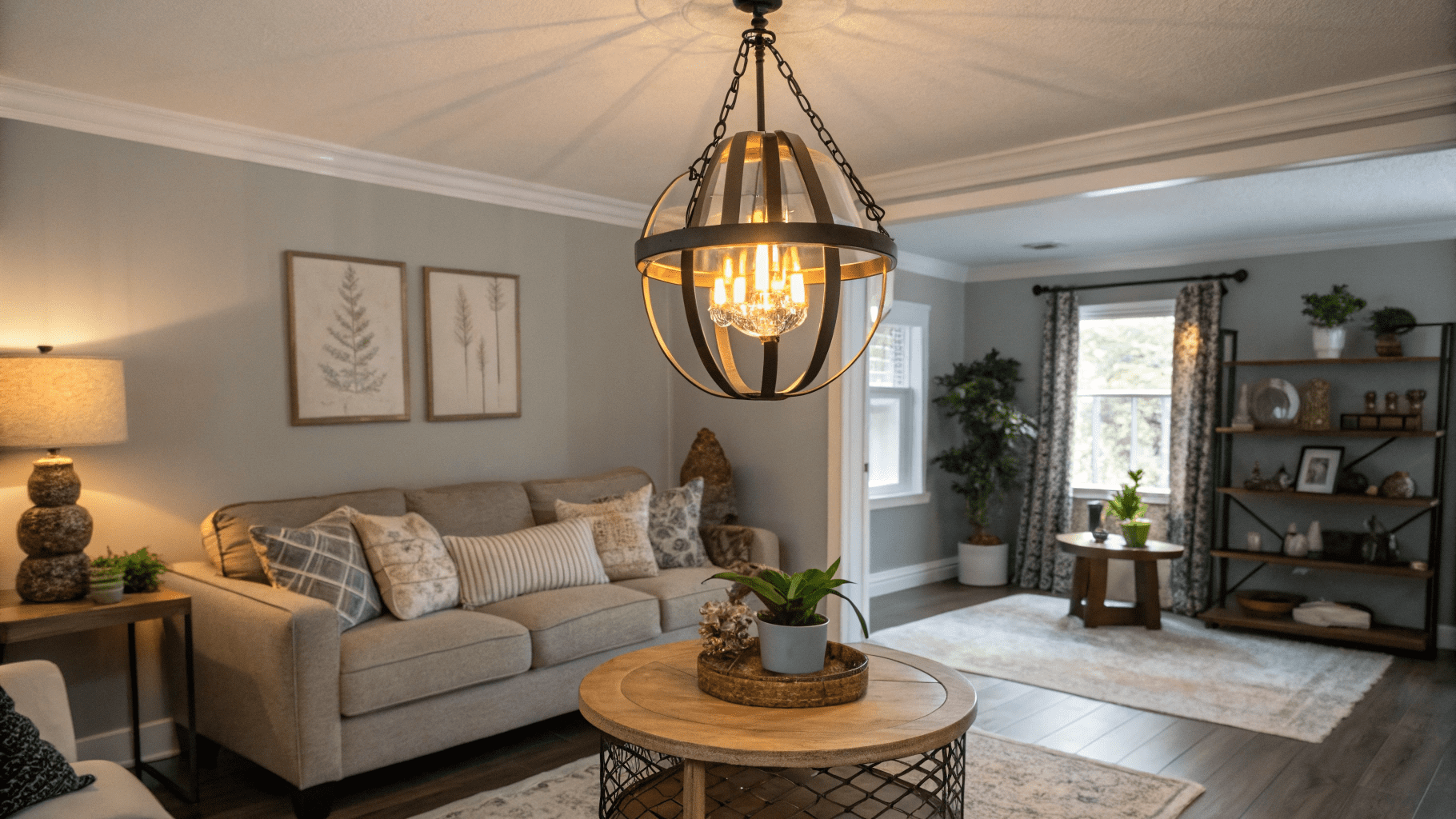 12+ Living Room Hanging Light Ideas to Brighten the Space