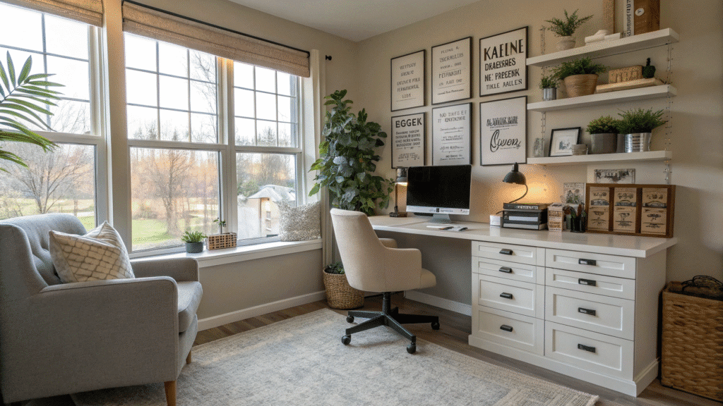 living room home office ideas