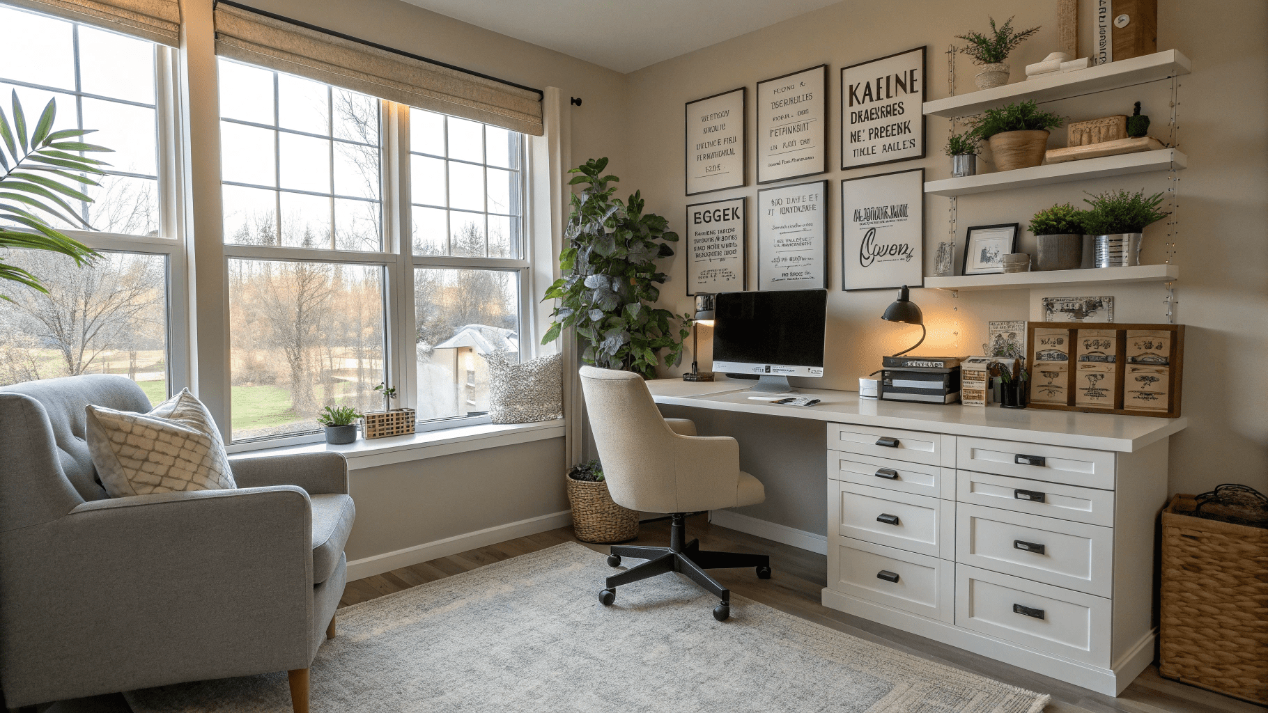 13+ Living Room Home Office Ideas That Blend Seamlessly