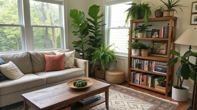 living room plant decor ideas