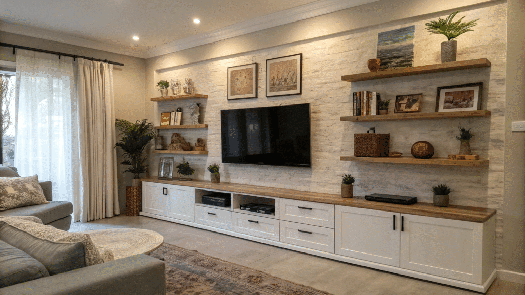 living room tv wall ideas