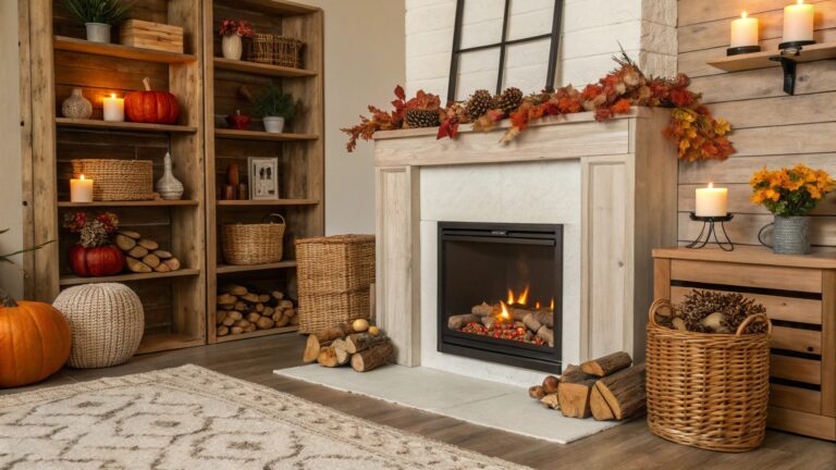 modern rustic fall decor for living rooms