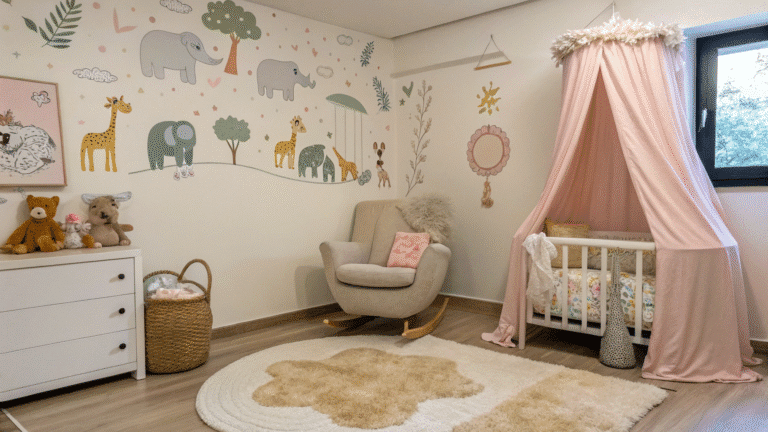 animal themed nursery decor