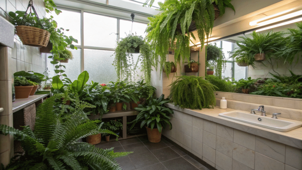 bathroom plants that love humid spaces