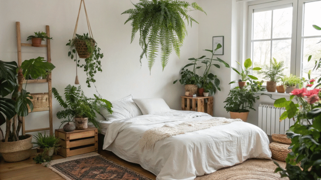 bedroom plant decor ideas for a fresh vibe