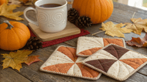 14+ Blended Warm Tone Coasters for Autumn Decor
