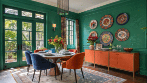 15+ Bold Color Dining Room Ideas That Make a Statement