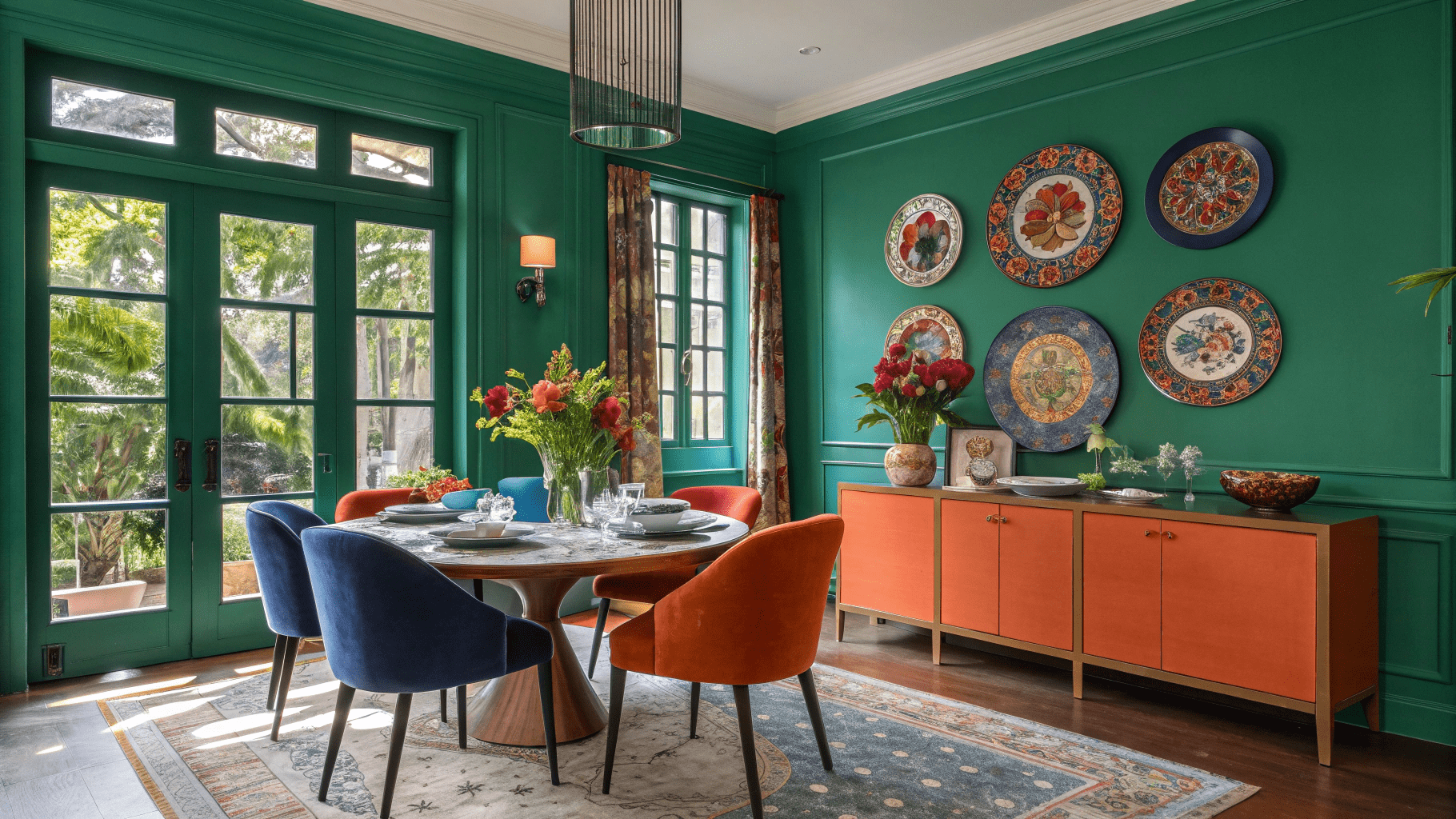 15+ Bold Color Dining Room Ideas That Make a Statement