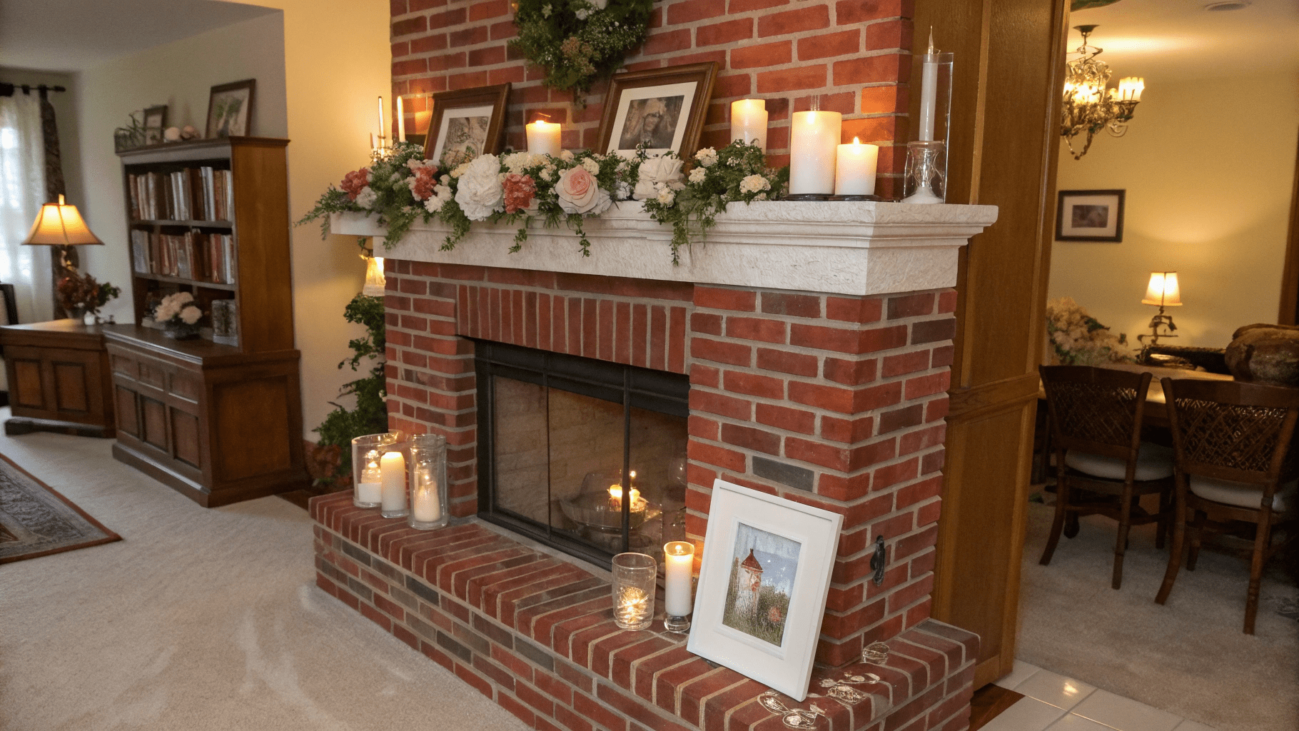 12+ Brick Fireplace Mantel Ideas to Try