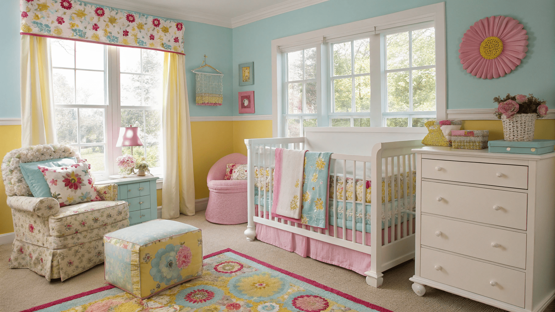 13+ Bright Color Schemes for Nurseries