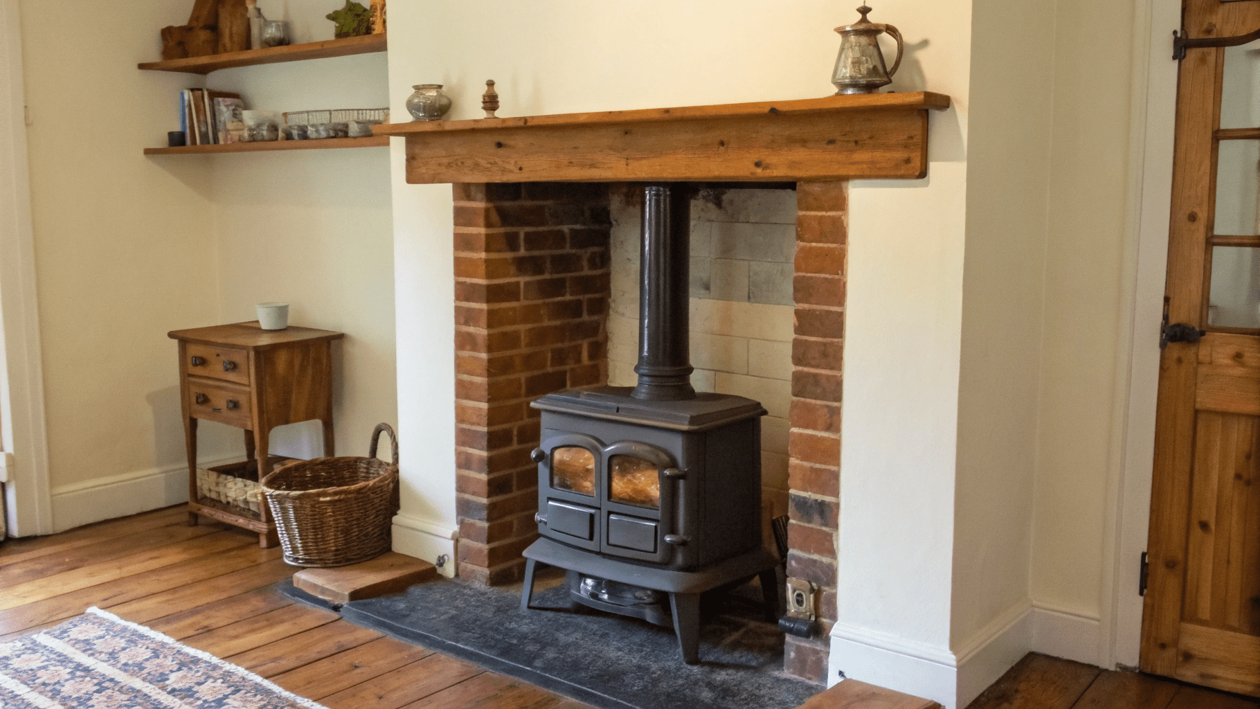 12+ Charming Vintage Stove Alcove Ideas