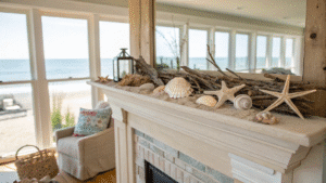 17+ Coastal Fireplace Mantel Ideas for Breezy, Beachy Vibes