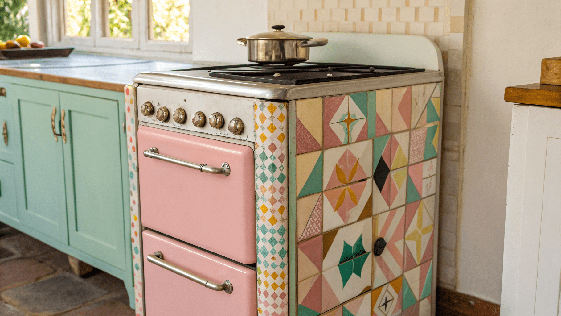 14+ Colorful Retro Kitchen Appliance Ideas