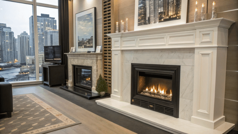 contemporary fireplace mantel designs for urban ho