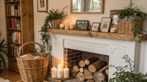 20+ Cozy Fireplace Mantel Decor Ideas