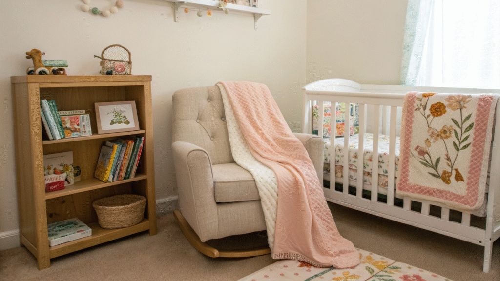 cozy nursery corner ideas for newborns