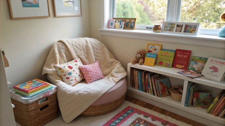 cozy reading nook ideas for toddlers