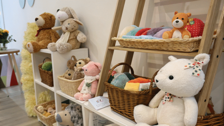 diy soft toy display ideas