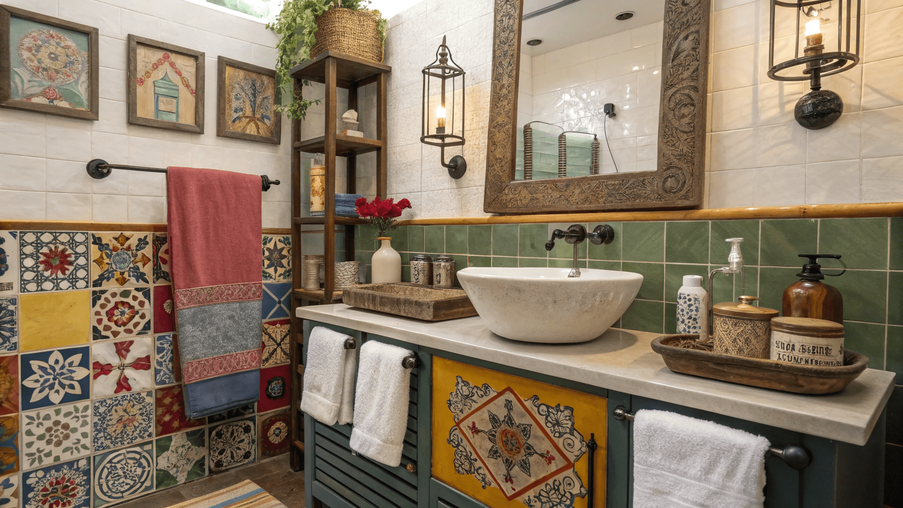14+ Eclectic Bathroom Decor Ideas That Feel Uniquely You