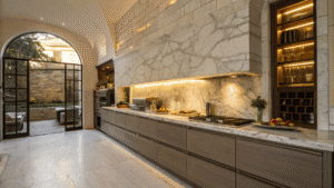 13+ Elegant Marble Alcove Kitchen Ideas