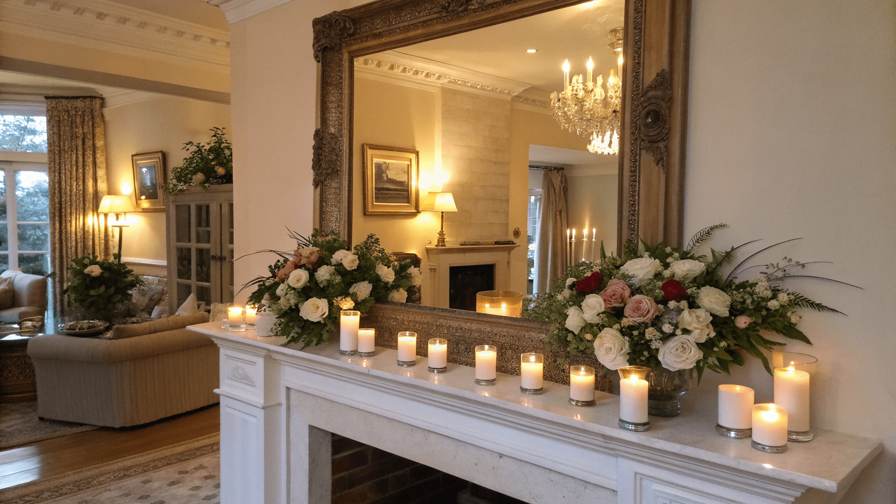 13+ Fireplace Mantel Mirror Ideas That Amplify Light and Space