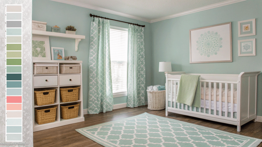 gender neutral nursery color palettes
