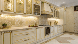 12+ Gold and Cream Kitchen Accent Ideas