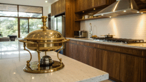 15+ Golden Brass Fixture Kitchen Ideas