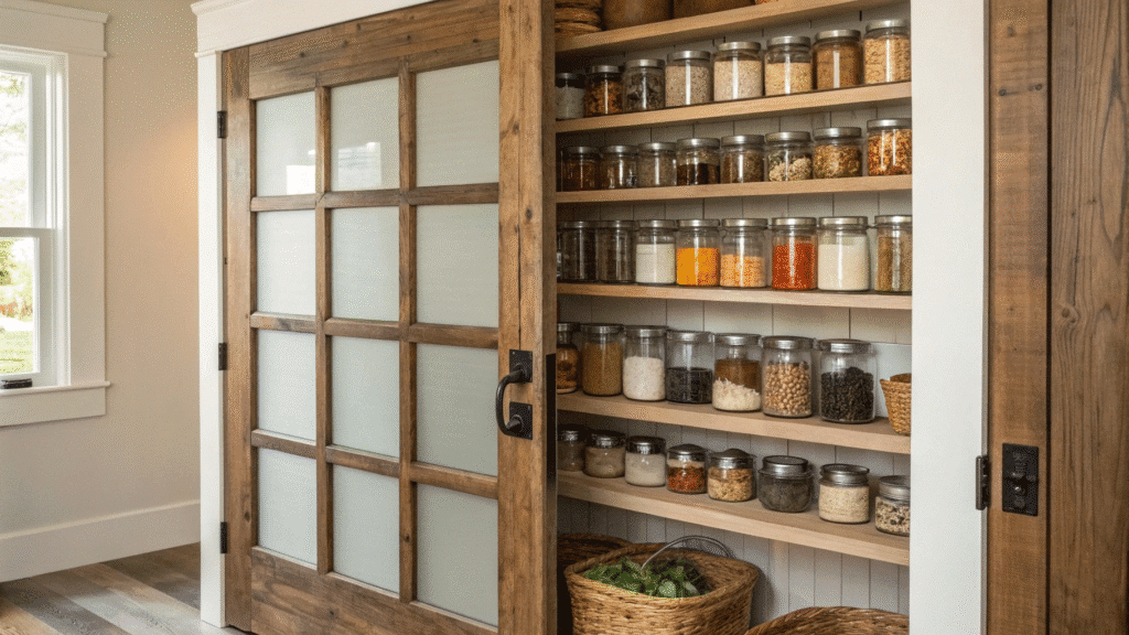 inspiring kitchen pantry door