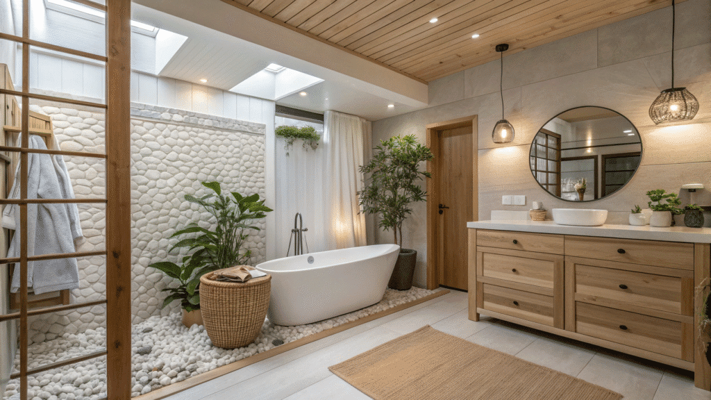 japandi bathroom ideas for calm and balance