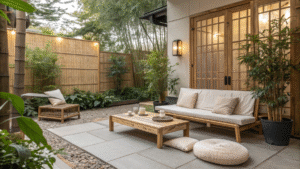 13+ Japandi Style Patio Ideas for Calm Outdoor Vibes