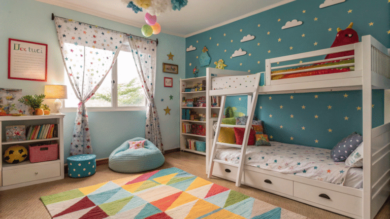 kids bedroom decor ideas for a playful vibe